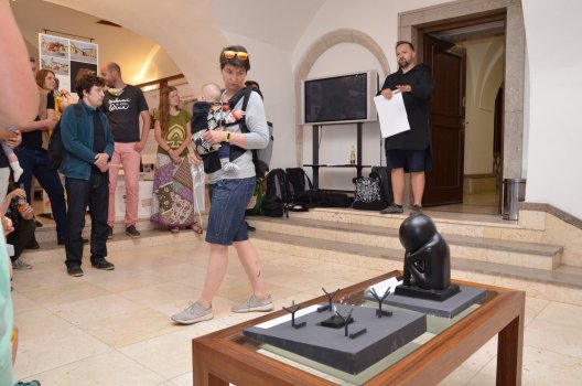 Vodní prvky na Dominikánské náměstí v Brně