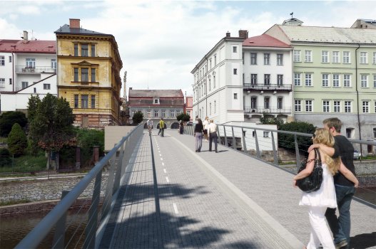 Komenského most v Jaroměři