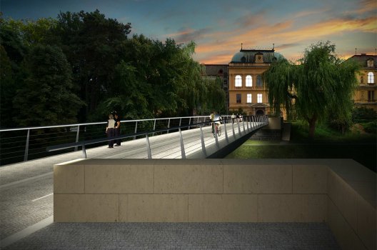 Komenského most v Jaroměři