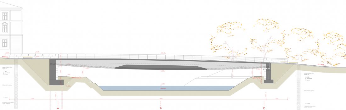 Komenského most v Jaroměři