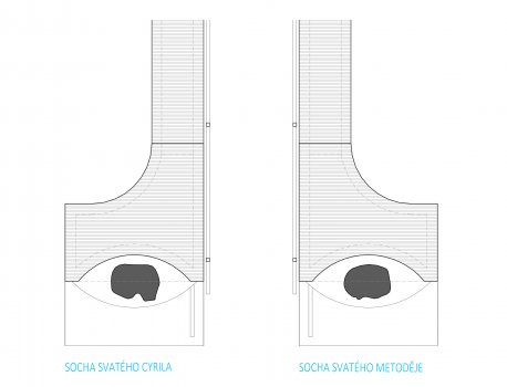 Návrh výtvarného díla připomínajícího sv. Cyrila a sv. Metoděje