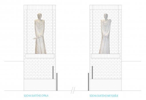 Návrh výtvarného díla připomínajícího sv. Cyrila a sv. Metoděje